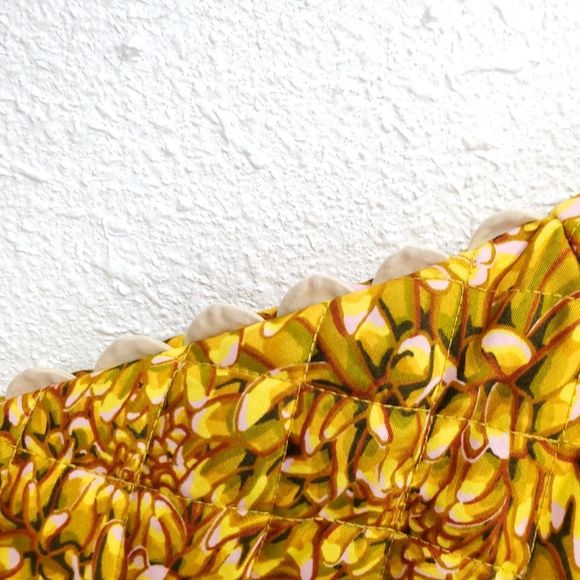 KIKA VARGAS X Target Quilted Scalloped Floral Boxy Jacket - Picture 4 of 14